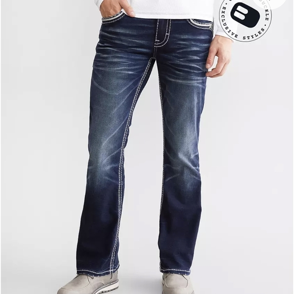 Rock Revival Morrie Slim Boot Stretch Jean - Picture 5 of 5